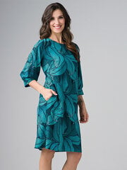 Вискозное платье Lega SK153, бирюзовый цена и информация | Платья | 220.lv