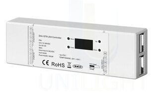 RGBW dimmera modulis 4x5A DT8 XY DALI-03UL Unilight цена и информация | Тип батареек | 220.lv