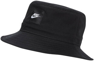 Nike Cepure Y Nk Bucket Core Melna CZ6125 010 CZ6125 010/M/L cena un informācija | Vīriešu cepures, šalles, cimdi | 220.lv