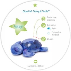 Tranquil Bruņurupucis projektors - 0+ mēneši cena un informācija | Rotaļlietas zīdaiņiem | 220.lv