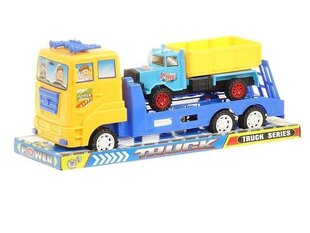Rotaļu auto-treileris + kravas auto cena un informācija | Rotaļlietas zēniem | 220.lv