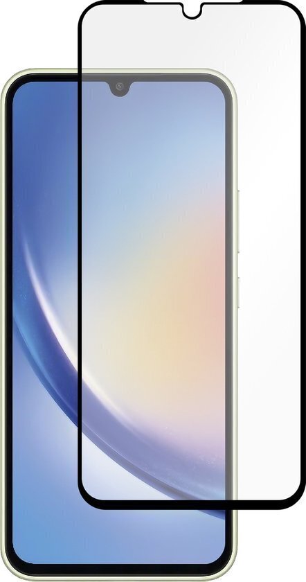 Hallo Full Face Tempered Glass Aizsargstikls ar rāmīti Samsung Galaxy A34 cena un informācija | Ekrāna aizsargstikli | 220.lv