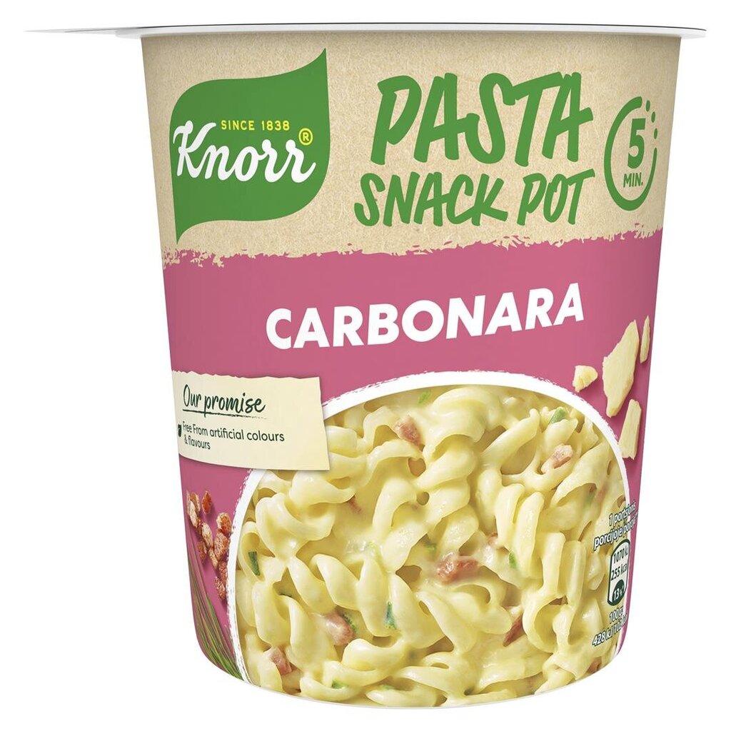 Knorr makaroni ar sieru un krējuma mērci, 60 g, 8 gab cena un informācija | Makaroni | 220.lv