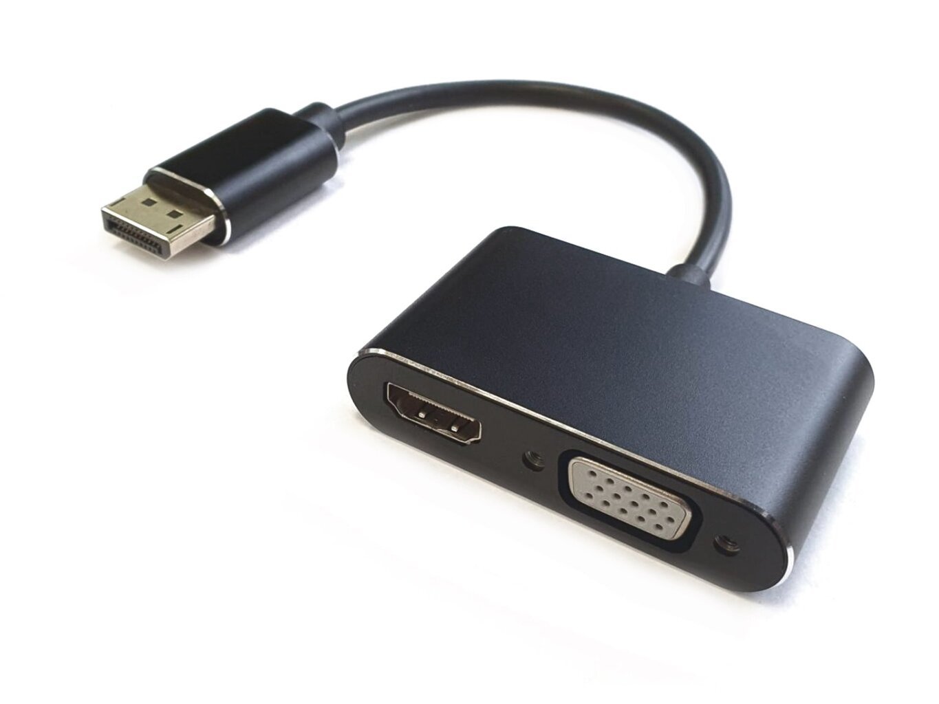 DisplayPort uz HDMI + VGA adapteris v1.4 / 4K@30Hz цена и информация | Adapteri un USB centrmezgli | 220.lv