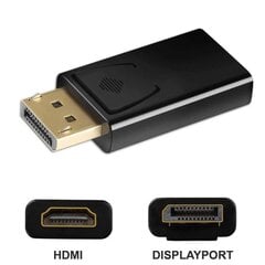 DisplayPort to HDMI Adapter 1080p@60Hz цена и информация | Адаптеры и USB разветвители | 220.lv