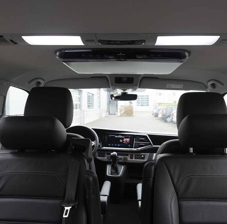 Ampire OHV185-HD Smart automašīnas griestu monitors 47 cm / 1080p / HDMI / USB cena un informācija | Auto piederumi | 220.lv