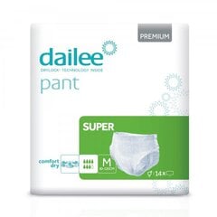 DAILEE Pant Premium Super M, 14 gab. cena un informācija | Autiņbiksītes, higiēniskās paketes, vienreizlietojamie paladziņi pieaugušajiem | 220.lv