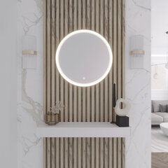 Spogulis Orandiu L, 60x60x4cm cena un informācija | Vannas istabas spoguļi | 220.lv