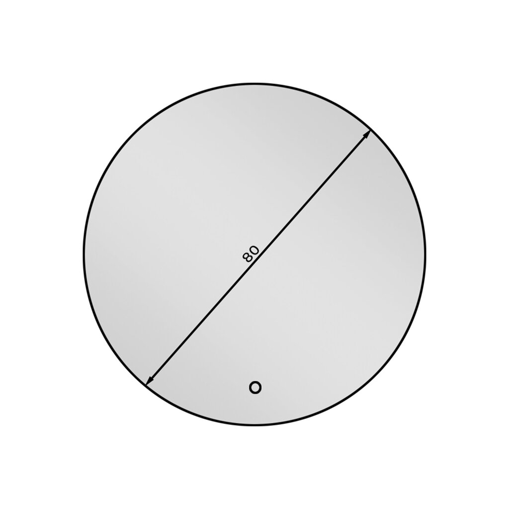 Spogulis Orandiu A, 80x80x4cm cena un informācija | Spoguļi | 220.lv