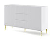 Kumode AKL Furniture Ravenna, balta цена и информация | Kumodes | 220.lv