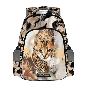 Skolas mugursoma ErichKrause® SchoolLine 19L Wild Cat cena un informācija | Skolas somas | 220.lv