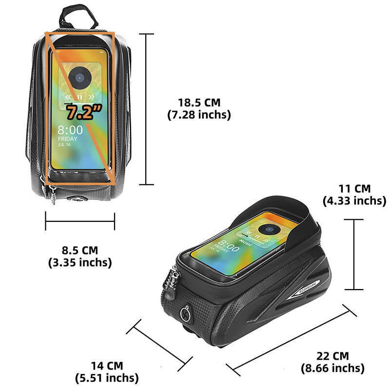 Ūdensizturīgs velosipēda somas telefona maciņš cena un informācija | Velo somas, telefona turētāji | 220.lv