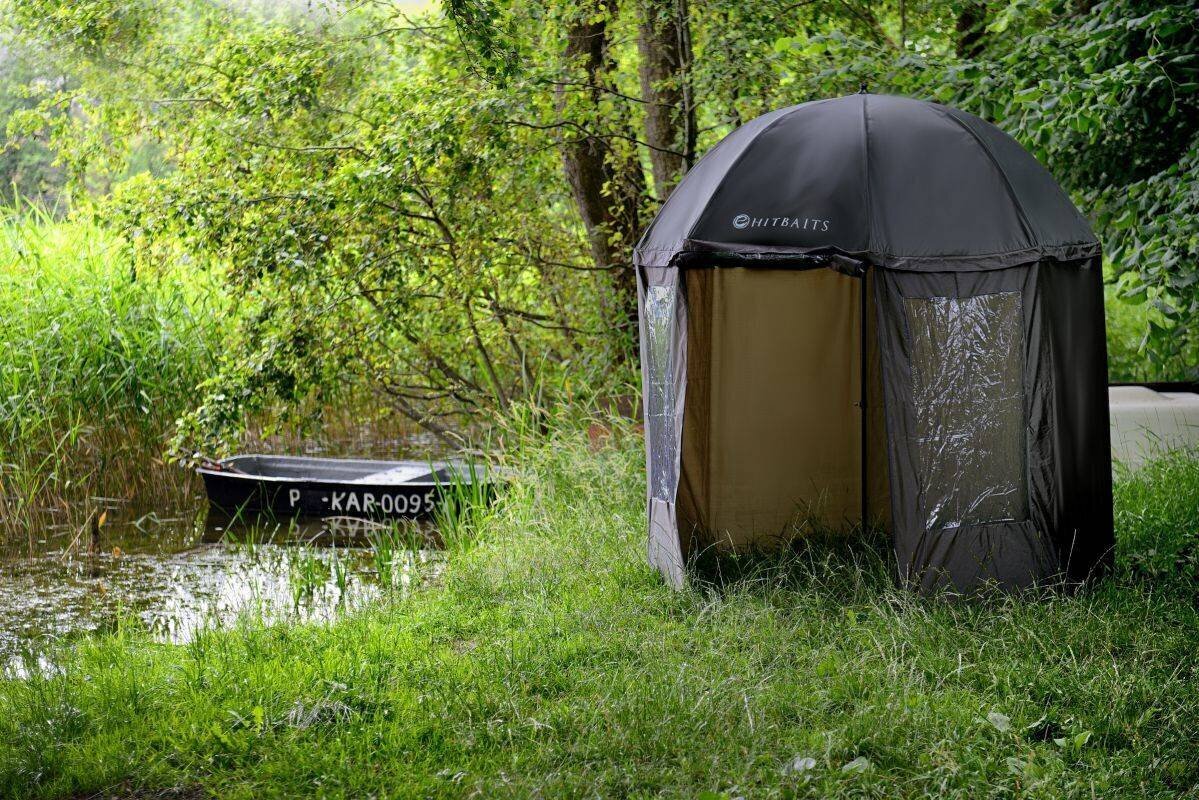 Makšķerēšanas telts HitBaits, 240 cm cena un informācija | Teltis | 220.lv