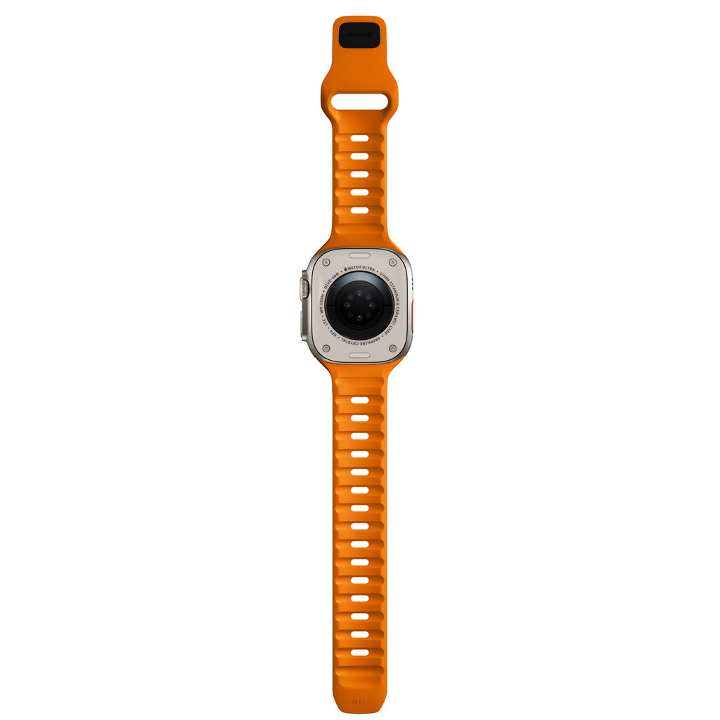 Nomad Sport Strap M/L Orange цена и информация | Viedpulksteņu un viedo aproču aksesuāri | 220.lv