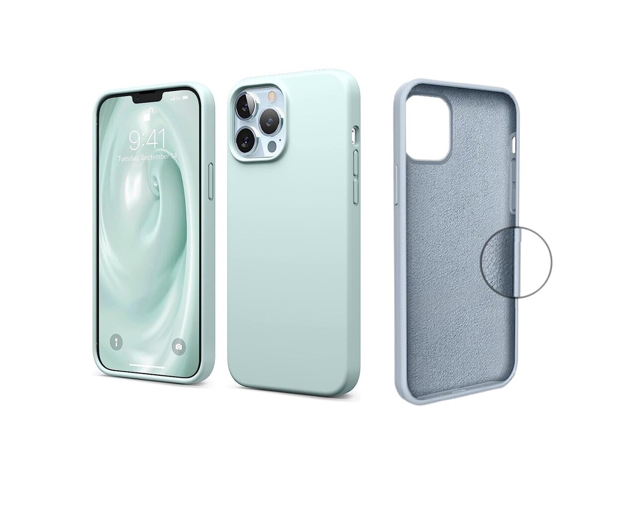 Jashinne Silicone Case Set 2in1 IP12 цена и информация | Ekrāna aizsargstikli | 220.lv