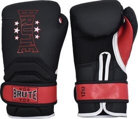 Boksa cimdi Brute Training Boxing Gloves, melni, 10 cena un informācija | Bokss un austrumu cīņas | 220.lv