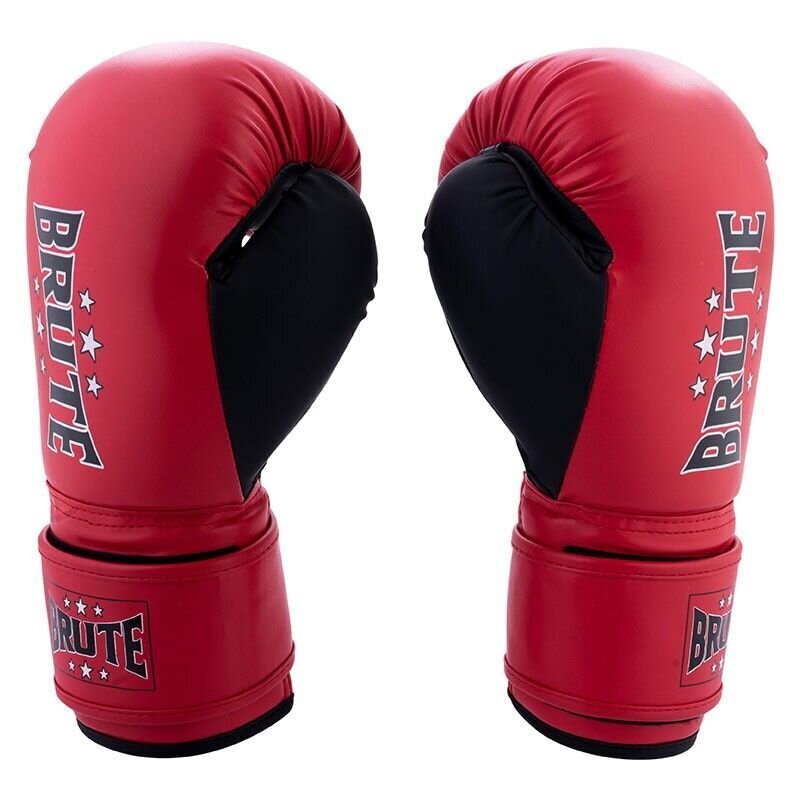 Boksa cimdi Brute Sparring Boxing Gloves, sarkani, 12 цена и информация | Bokss un austrumu cīņas | 220.lv