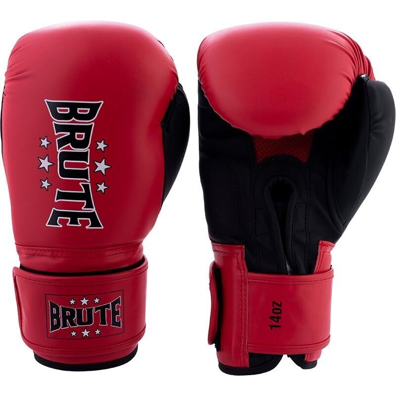 Boksa cimdi Brute Sparring Boxing Gloves, sarkani, 8 cena un informācija | Bokss un austrumu cīņas | 220.lv
