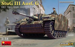 Līmējošais modelis MiniArt 35357 StuG III Ausf. G Dec 1944 - Mar 1945 Miag Prod. Interior Kit 1/35 цена и информация | Склеиваемые модели | 220.lv