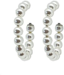 Oliver Weber Eleganti pērļu gredzenu auskari no Pearl Hoop 22921 sOW4288 cena un informācija | Auskari | 220.lv