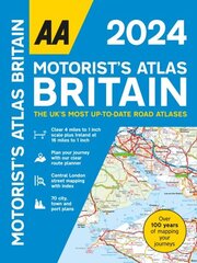 Motorist's Atlas 2024 2024 45th New edition цена и информация | Путеводители, путешествия | 220.lv