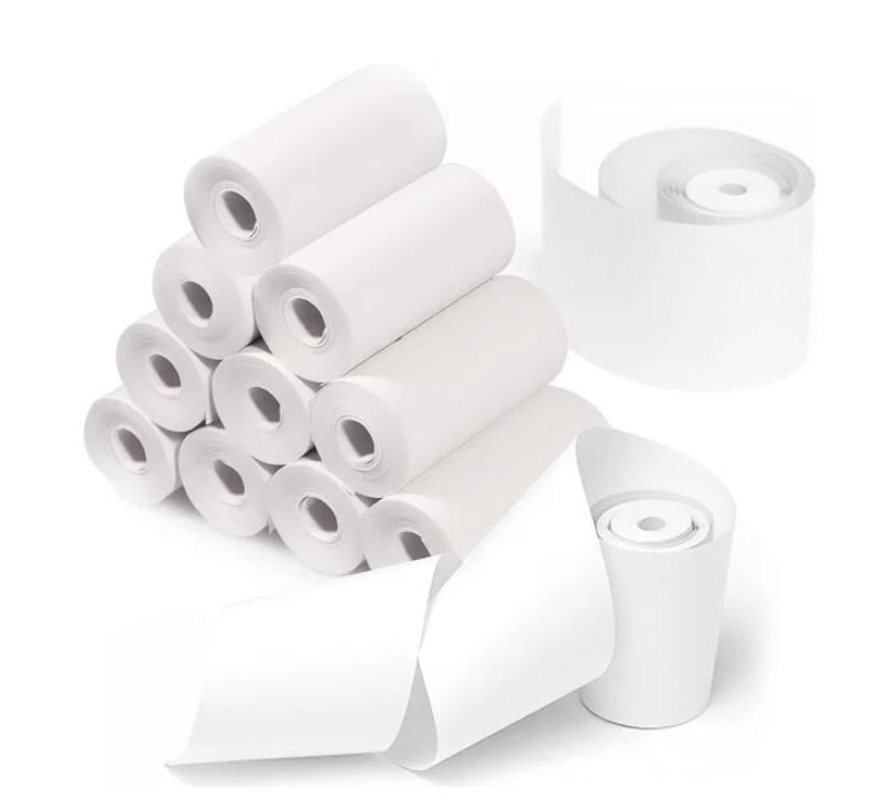 Drukas papīrs mini printeriem 57x25mm, balts cena un informācija | Piederumi printerim | 220.lv