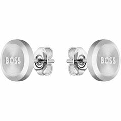 Hugo Boss Минималистичные стальные серьги Yann 1580477 sHB0119 цена и информация | Серьги | 220.lv