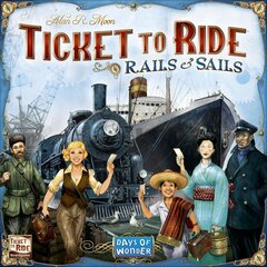 Galda spēle Days of Wonder Ticket To Ride Rails & Sails, FIN, SE, DK, NO cena un informācija | Galda spēles | 220.lv