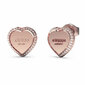 Guess Dzirkstošie sirds auskari Fine Heart JUBE01427JWRGT/U sGU2482 цена и информация | Auskari | 220.lv