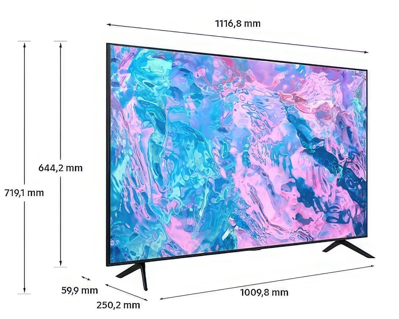 Samsung UE50CU7192U цена и информация | Televizori | 220.lv