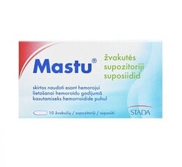 Mastu supozitoriji N10 cena un informācija | Pirmā palīdzība | 220.lv