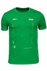 Футболка мужская 4F, зеленая цена и информация | Мужские футболки | 220.lv