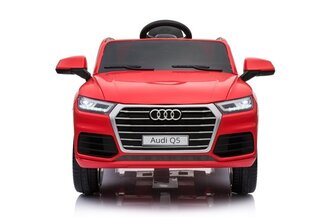 Audi Q5 Black одноместный электромобиль, красный цена и информация | Электромобили для детей | 220.lv