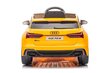 Audi RS6 BRD vienvietīgs elektromobilis, dzeltens цена и информация | Bērnu elektroauto | 220.lv