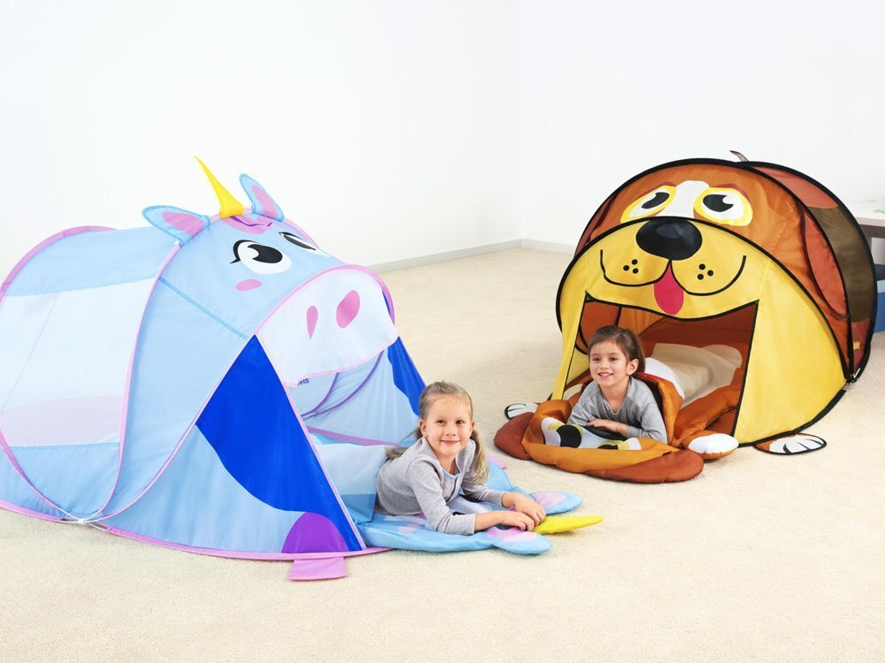 Vienradzis rotaļu telts 182 cm x 96 cm x 81 cm, Bestway cena un informācija | Bērnu rotaļu laukumi, mājiņas | 220.lv