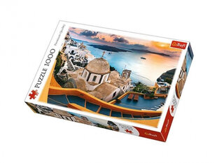 Puzle ar skatu uz Santorini Trefl, 1000 d. cena un informācija | Puzles, 3D puzles | 220.lv