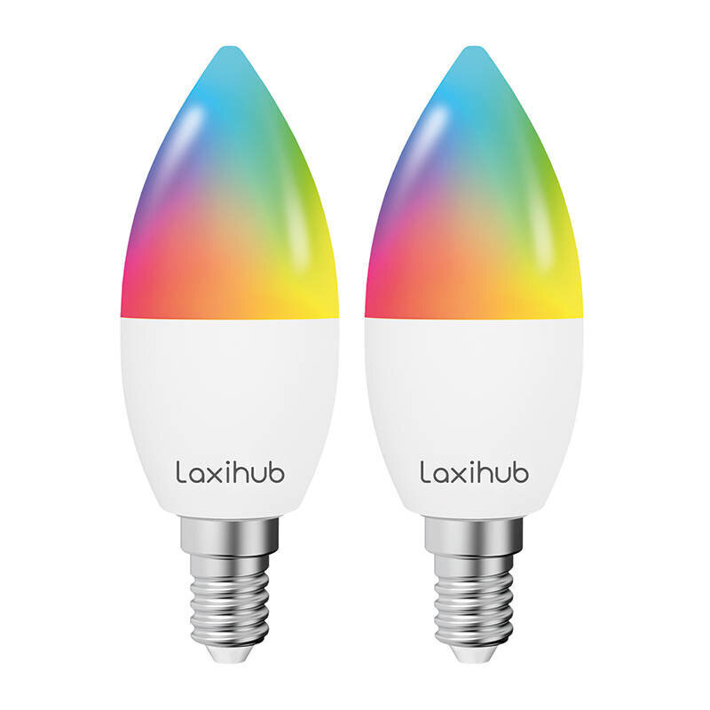 Smart LED spuldze Laxihub LAE14S (2 gab.) WiFi Bluetooth Tuya cena un informācija | Spuldzes | 220.lv