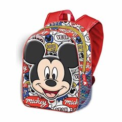 Mugursoma Disney Mickey Yeah 3D, 37 cm cena un informācija | Skolas somas | 220.lv