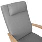 Šūpuļkrēsls Home4You Venla, pelēks cena un informācija | Atpūtas krēsli | 220.lv