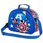 Pusdienu soma Marvel Avengers Captain America Punch 3D cena un informācija | Skolas somas | 220.lv