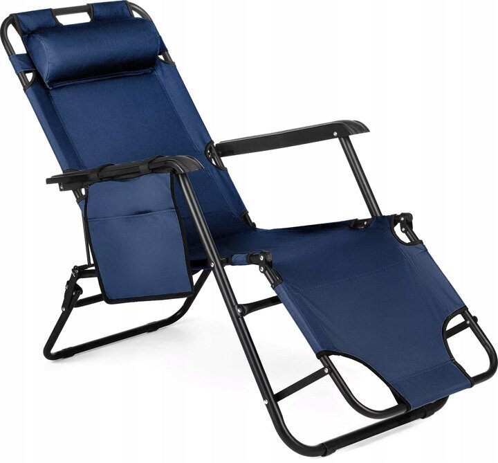 Gulta Outtec Ou-1334520793, tumši zila cena un informācija | Sauļošanās krēsli | 220.lv