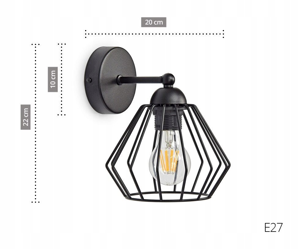 Luxolar sienas lampa cena un informācija | Sienas lampas | 220.lv