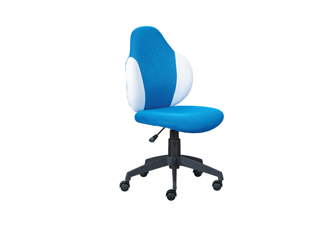Biroja krēsls Interlink Jessi, zils/balts cena un informācija | Biroja krēsli | 220.lv