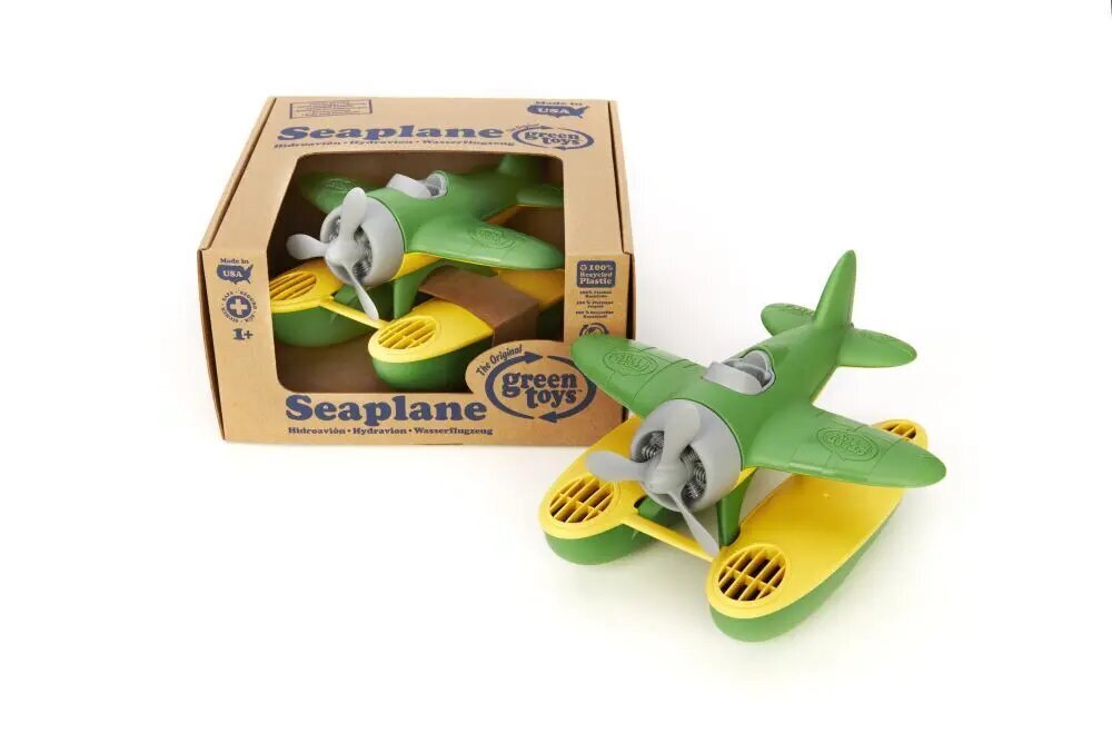 Zaļās rotaļlietas: hidroplāns - zaļš (SEAG-1029) cena un informācija | Rotaļlietas zīdaiņiem | 220.lv