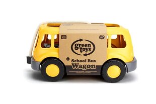 Zaļās rotaļlietas: skolas autobusu vagons (WAGSB-1567) cena un informācija | Rotaļlietas zīdaiņiem | 220.lv