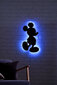 Dekoratīvs sienas apgaismojums Mickey Mouse, 1 vnt. cena un informācija | Interjera priekšmeti | 220.lv
