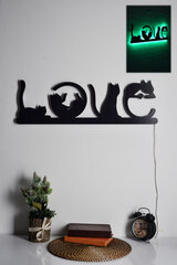Декоративный настенный светильник Cat Love, 1 шт. цена и информация | Детали интерьера | 220.lv