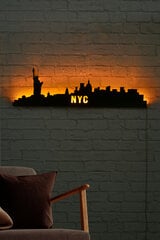Декоративный настенный светильник NYC Skyline, 1 шт. цена и информация | Детали интерьера | 220.lv