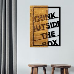 Sienu dekors Think Outside The Box, 1 gab. cena un informācija | Interjera priekšmeti | 220.lv