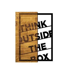 Sienu dekors Think Outside The Box, 1 gab. cena un informācija | Interjera priekšmeti | 220.lv